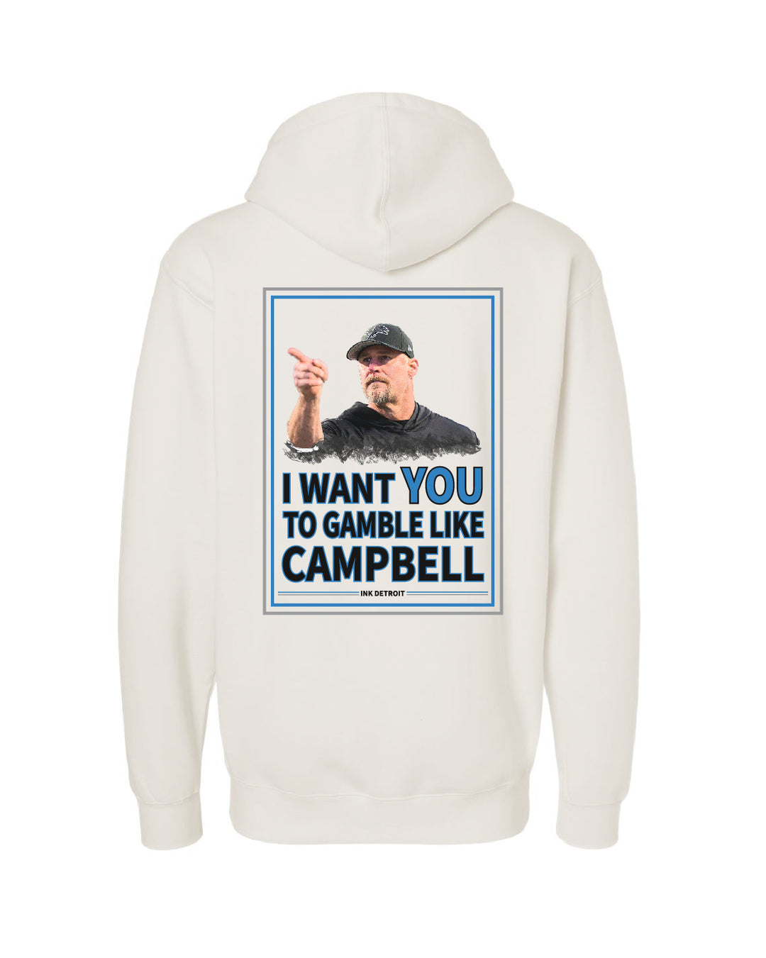 Gamble like Dan Campbell Hoodie