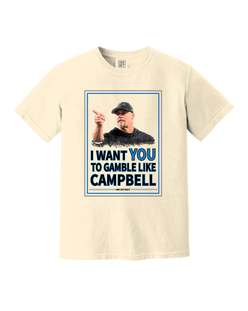 Gamble like Dan Campbell T-Shirt