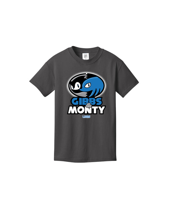 Ink Detroit - Gibbs & Monty Youth T-Shirt - Charcoal