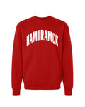 Ink Detroit - HAMTRAMCK Crewneck Sweatshirt - Red - Ink Detroit