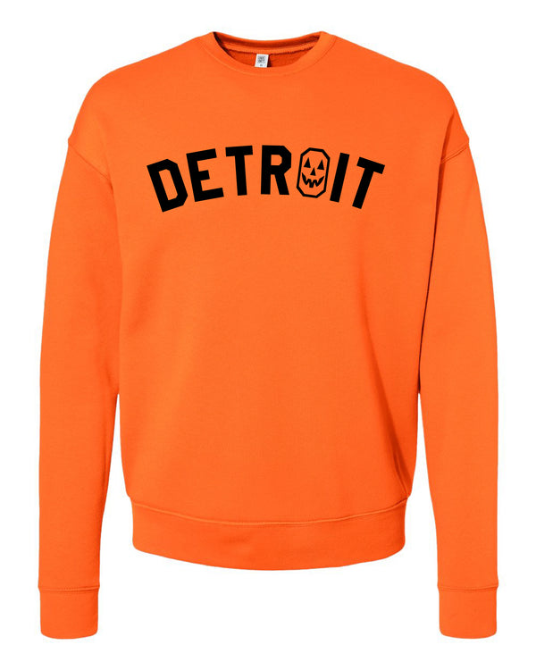 Ink Detroit - Classic Halloween Crewneck Sweatshirt - Orange