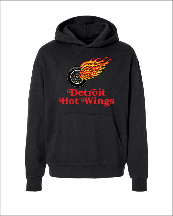 Ink Detroit -  Hot Wings Premium Hoodie - Available in 2 Colors