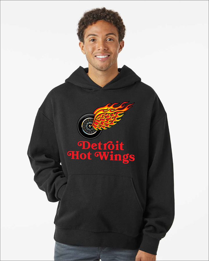 Ink Detroit -  Hot Wings Premium Hoodie - Available in 2 Colors