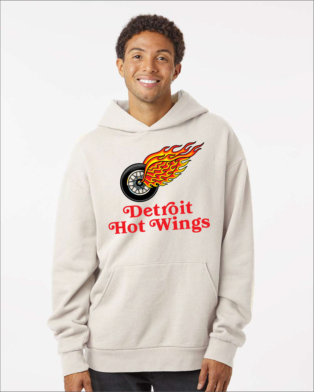 Ink Detroit -  Hot Wings Premium Hoodie - Available in 2 Colors