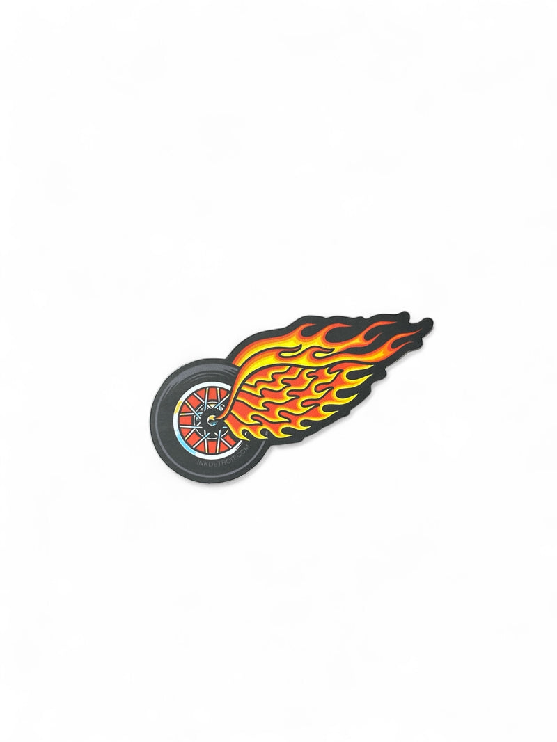 Ink Detroit - Hot Wings - Vinyl Sticker