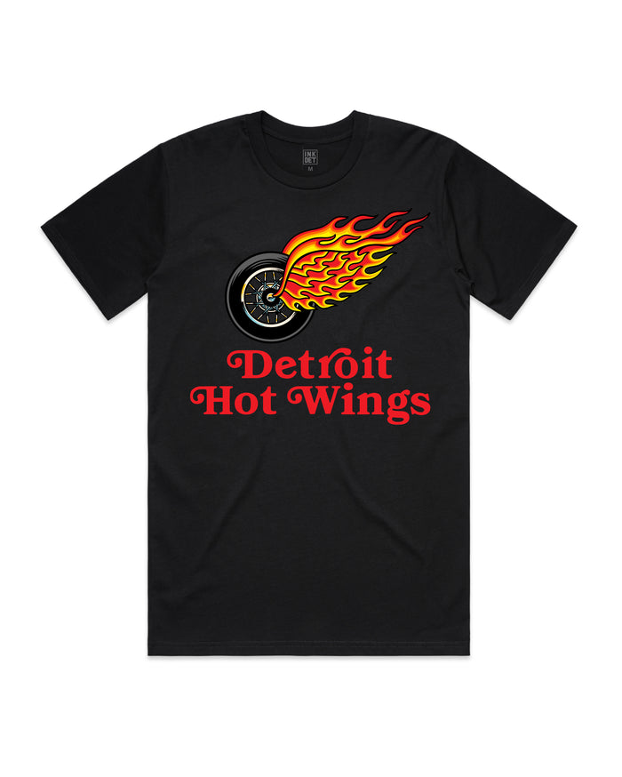 Ink Detroit - Hot Wings T-Shirt - Available in 2 Colors