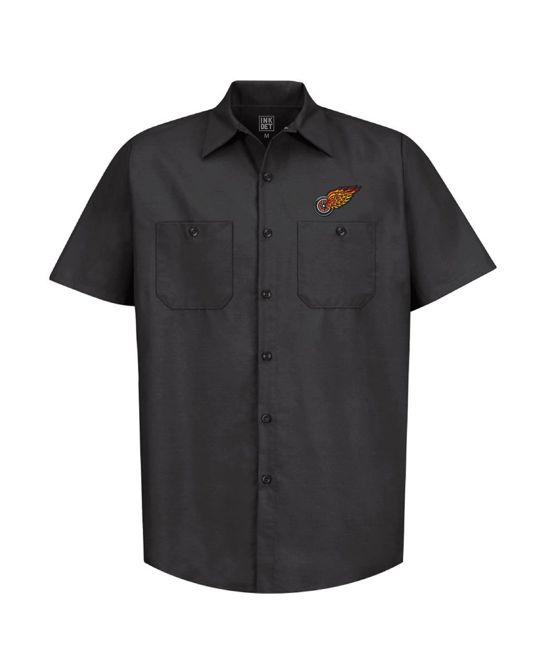 Detroit Hot Wings Work Shirt - Ink Detroit