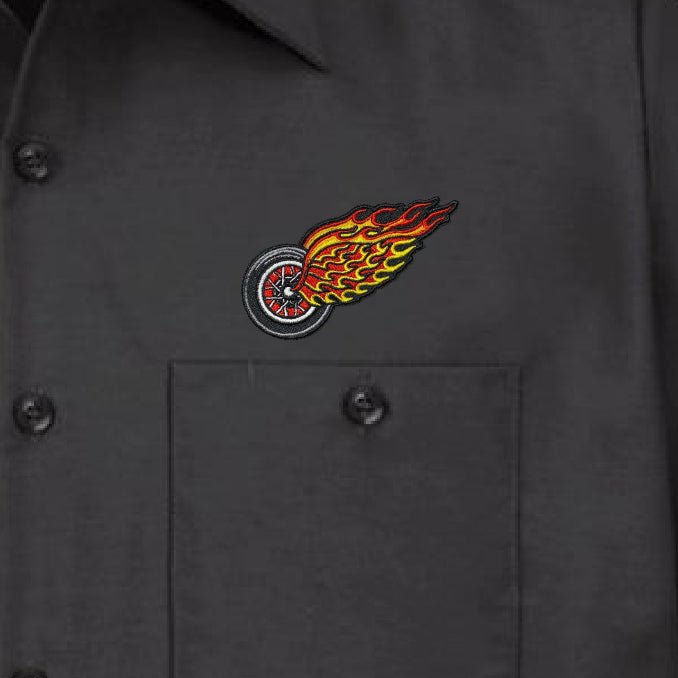 Detroit Hot Wings Work Shirt - Ink Detroit