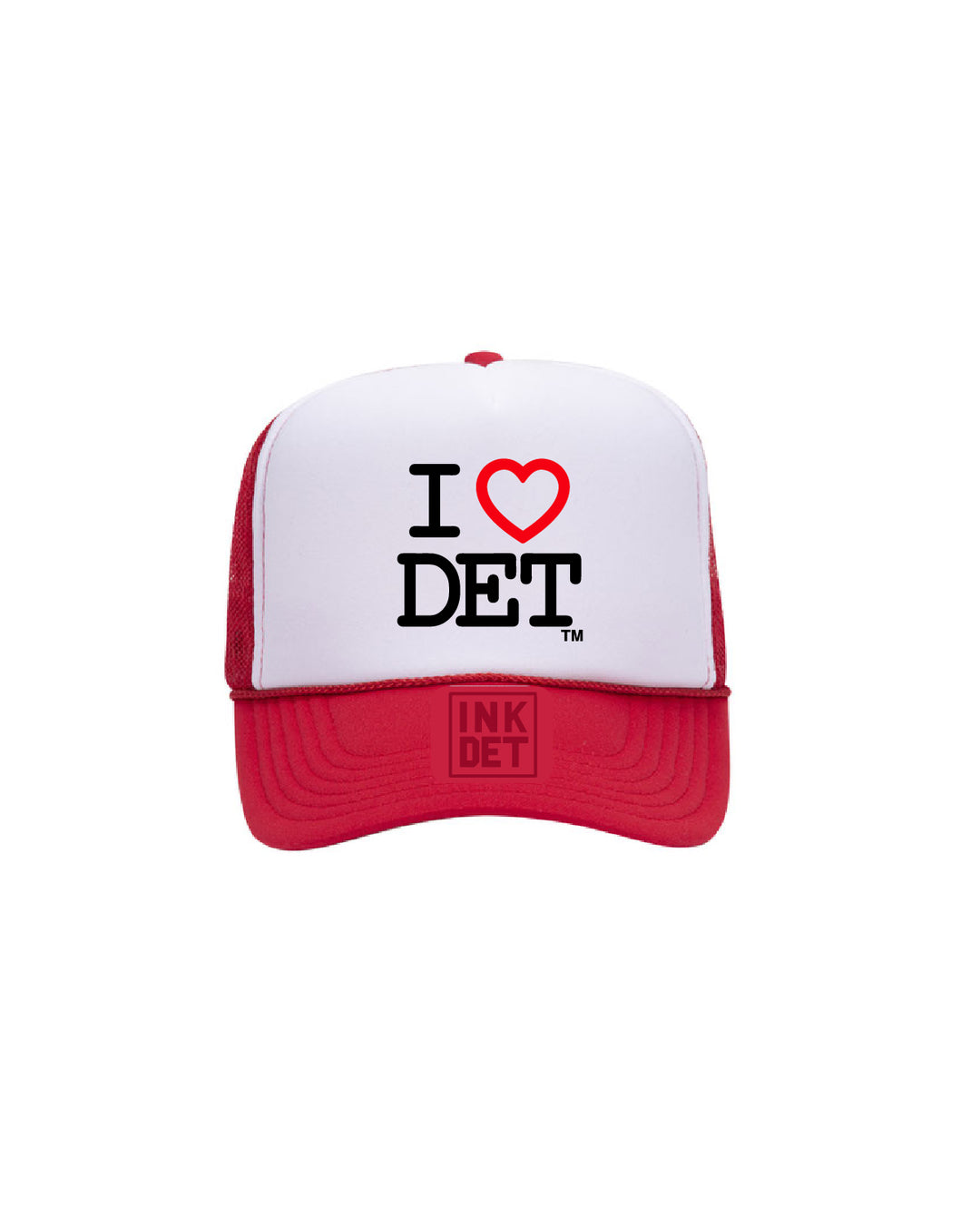 (NEW) I Love Detroit - Foam Trucker Hats - Available in 3 Colors