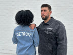 Ink Detroit Jean Jacket - Light Denim - Ink Detroit