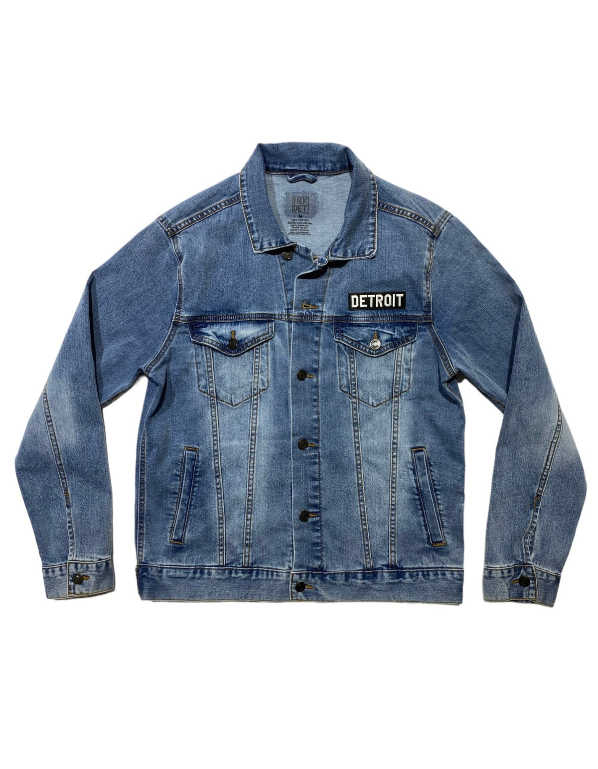 Ink Detroit Jean Jacket - Light Denim - Ink Detroit