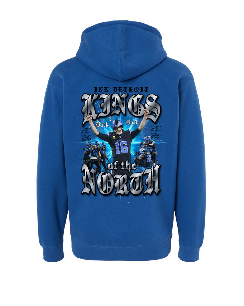 Detroit Lions Kings of the North NFC Champions Hoodie