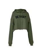 Ink Detroit - Classic Fleece Crop Hoodie - Available in 7 Colors - Ink Detroit