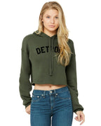 Ink Detroit - Classic Fleece Crop Hoodie - Available in 7 Colors - Ink Detroit