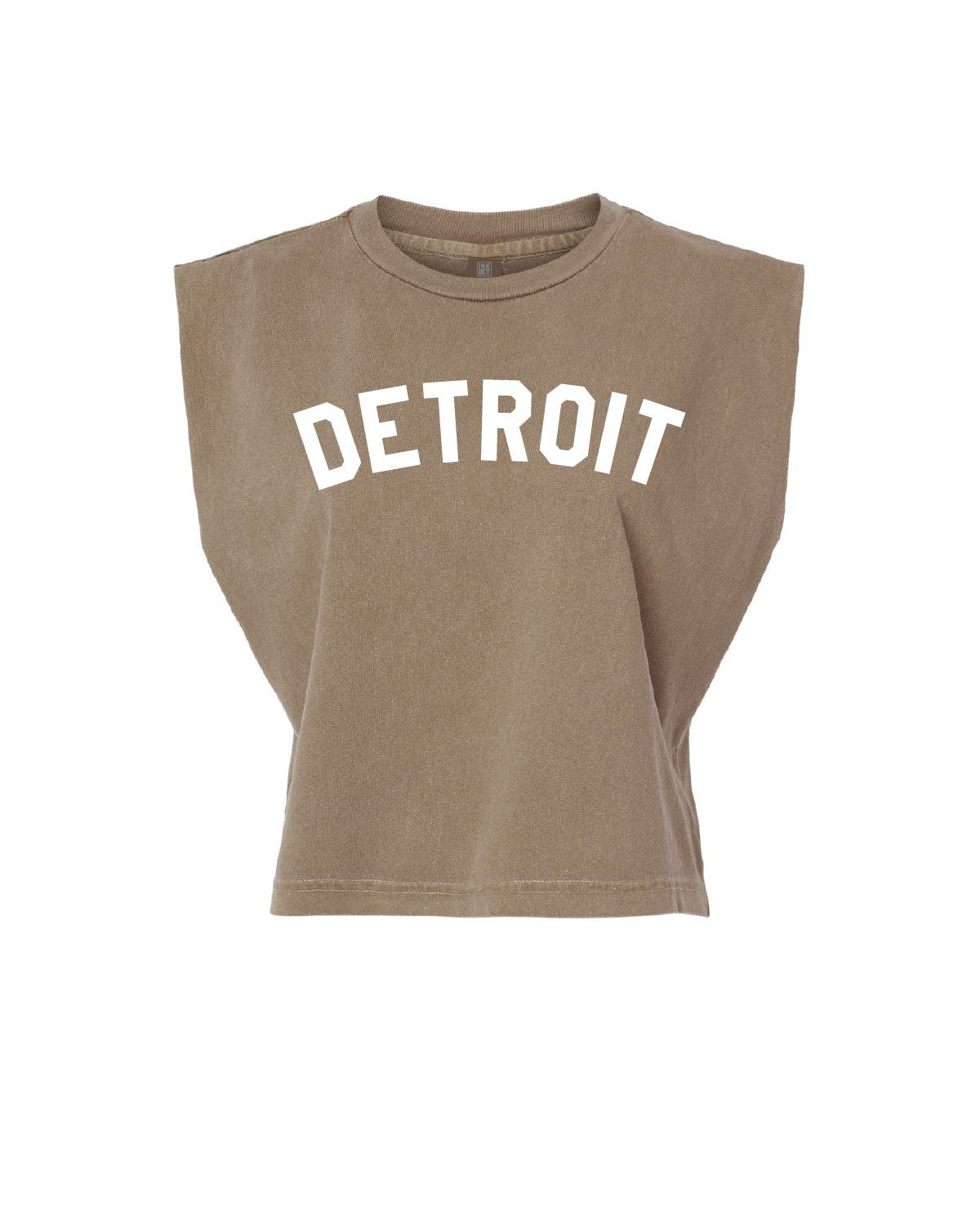 Detroit Women's Heavyweight Muscle T-Shirts - Ink Detroit