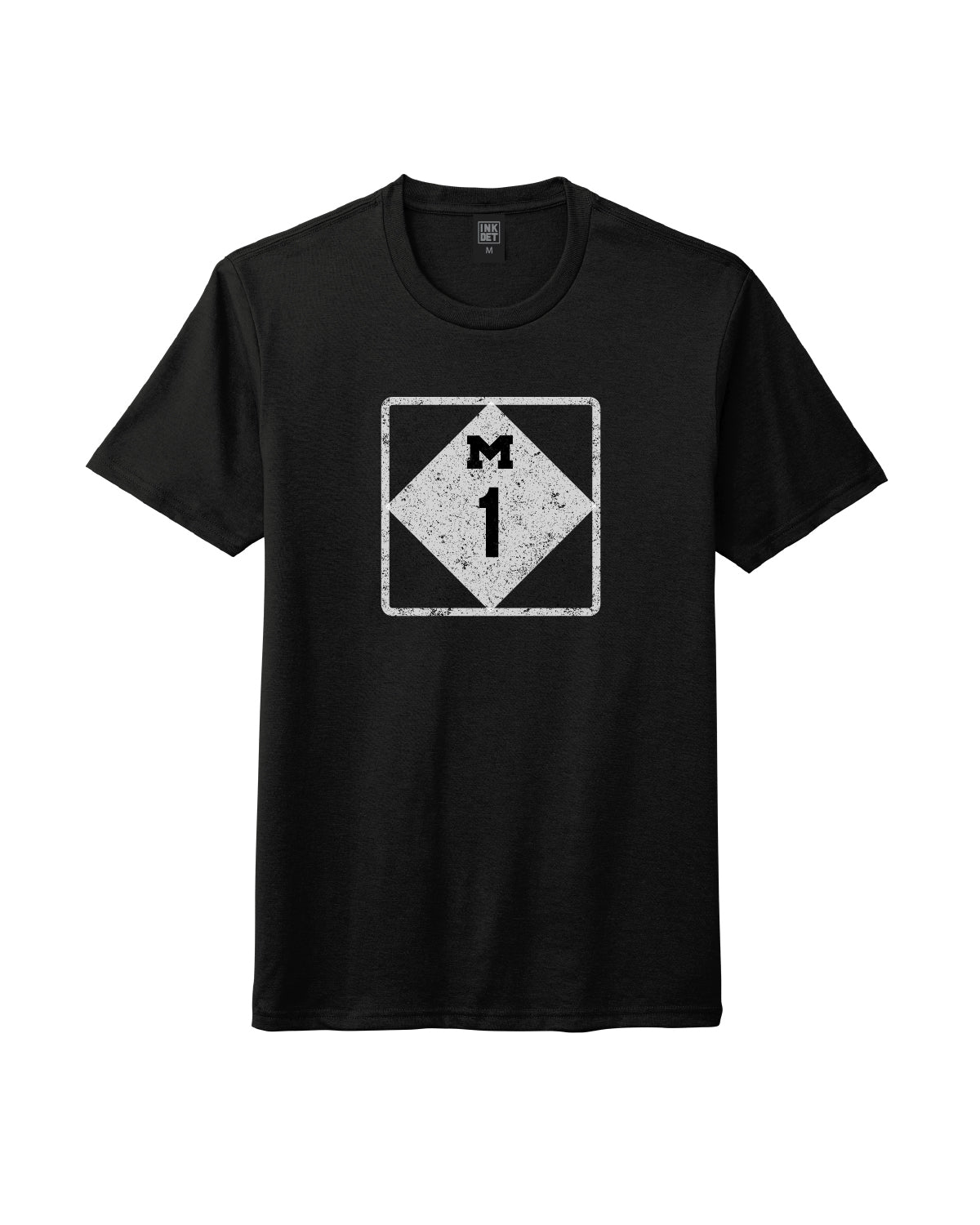 Ink Detroit M1 T-Shirt - Charcoal Black - Ink Detroit