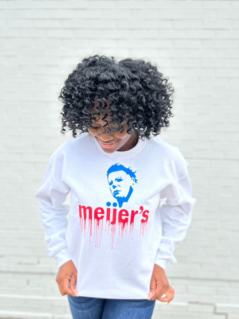 Ink Detroit -  Michael Meijer's Crewneck Sweatshirt - White