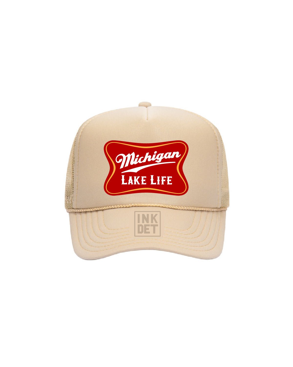 Ink Detroit - Michigan Lake Life Foam Trucker Hat - Ink Detroit