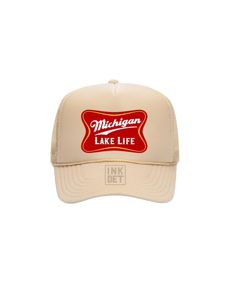 Ink Detroit - Michigan Lake Life Foam Trucker Hat