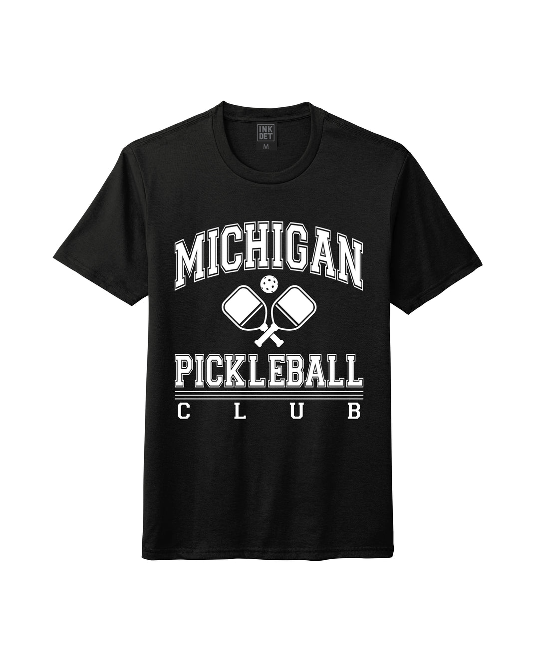Michigan Pickle Ball Club T-Shirt - Black