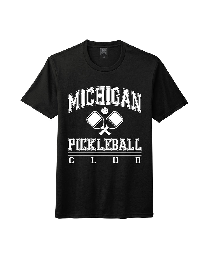 Michigan Pickle Ball Club T-Shirt - Black