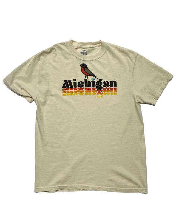 Michigan State bird is the Rascally Robin so we made a shirt