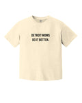 Ink Detroit - Detroit Moms Do It Better Kinda Crop T-Shirt - Ivory - Ink Detroit