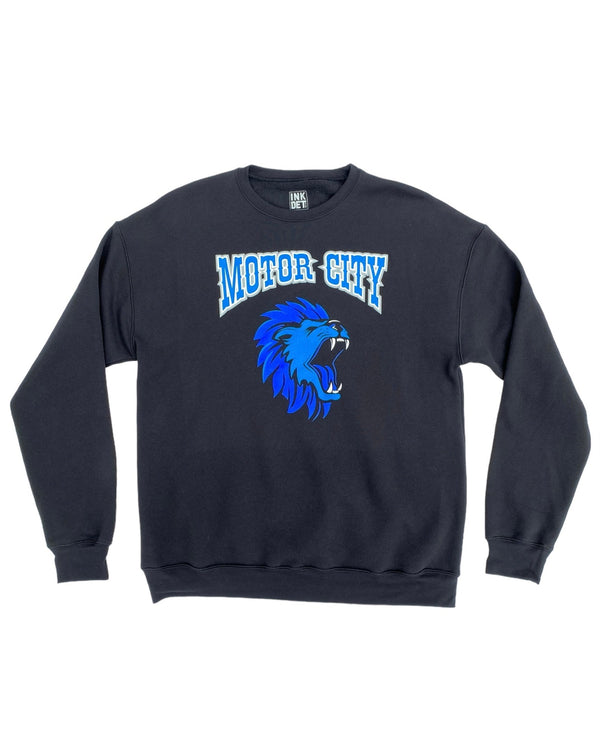 Motor City Kitty Lion Crewneck sweatshirt