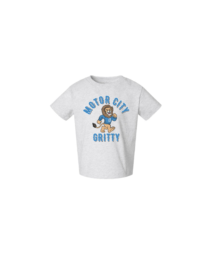 Ink Detroit - Motor City Gritty Toddler T-Shirt - Ash