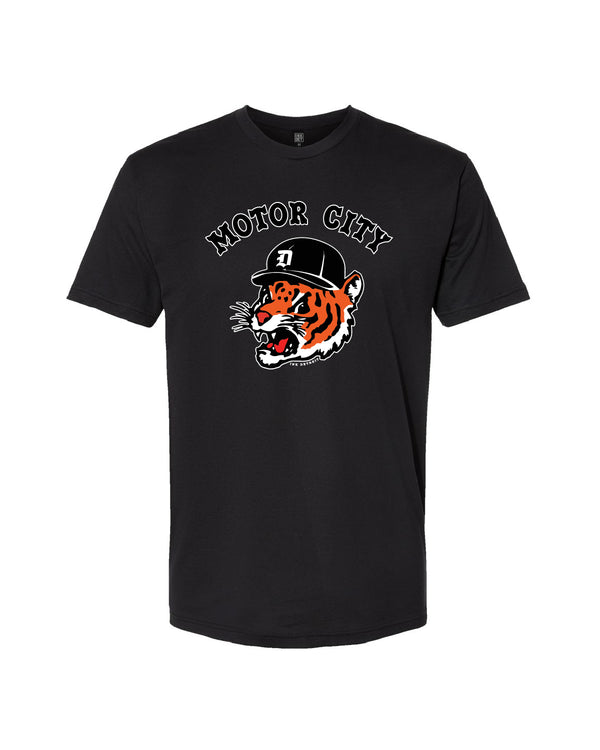 Ink Detroit Motor City Kitty T-Shirt - Black