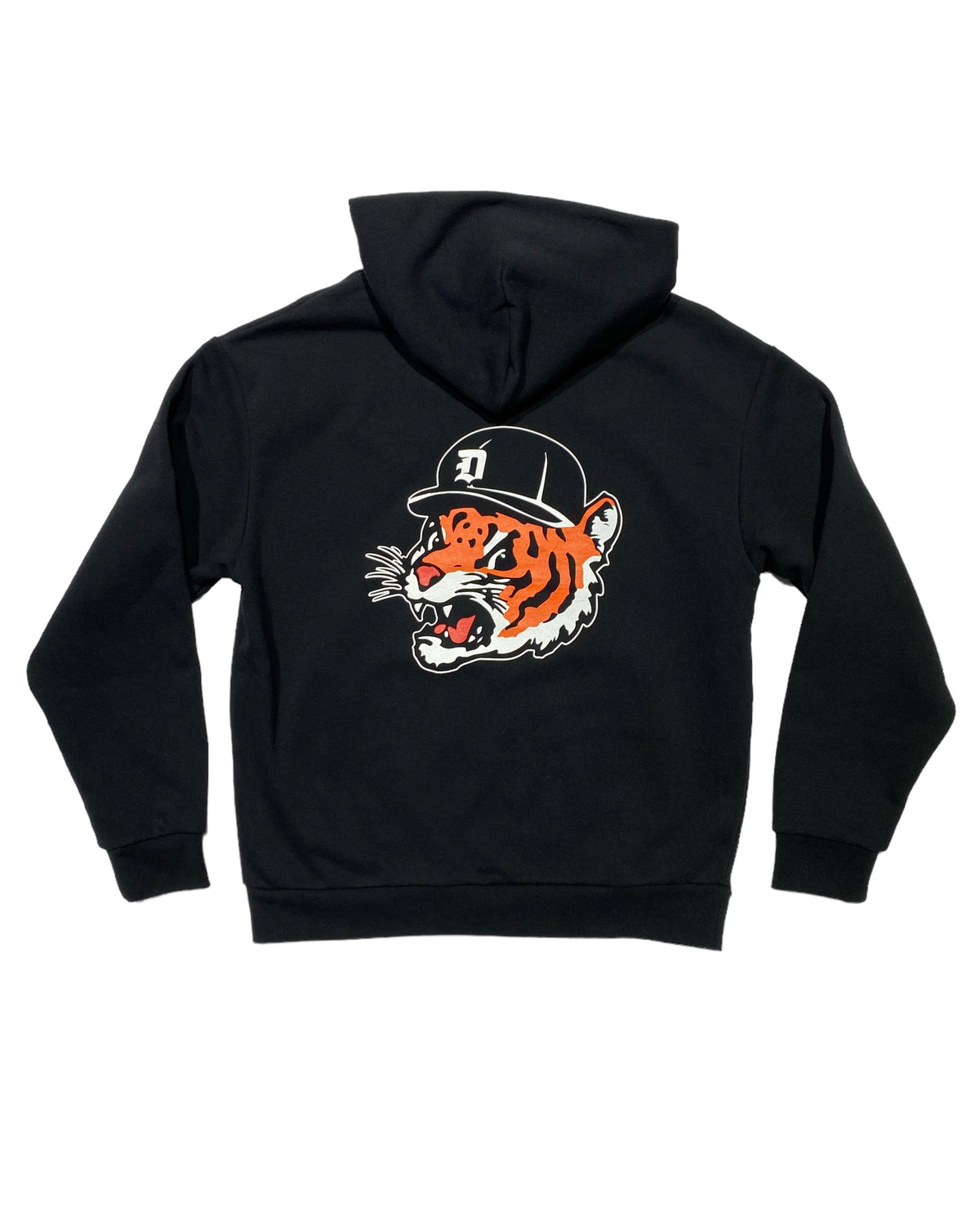 Ink Detroit - Motor City Kitty Premium Heavyweight Hoodie - Black - Ink Detroit