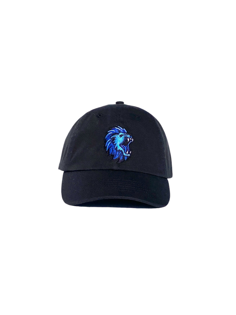 Ink Detroit Motor City Lion Football Dad Cap - Black