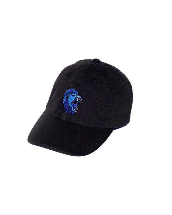 Ink Detroit Motor City Lion Football Dad Cap - Black