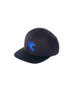 Ink Detroit Motor City Lion Football Snapback Hat - Black - Ink Detroit
