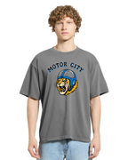 Motor City Kitty Lion Edition Heavyweight T-Shirt - Ink Detroit