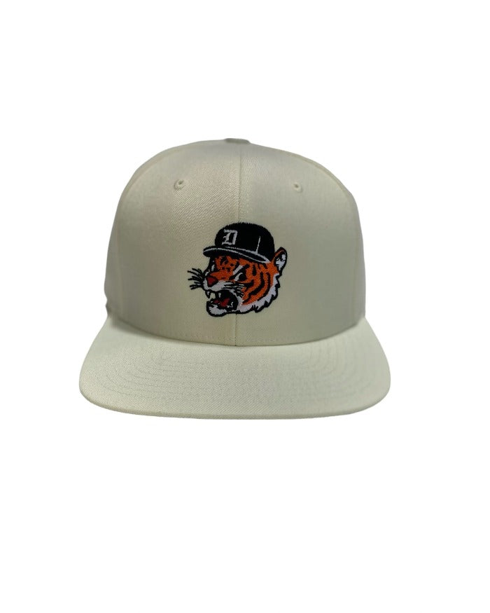 Motor City Kitty Snapback in natural