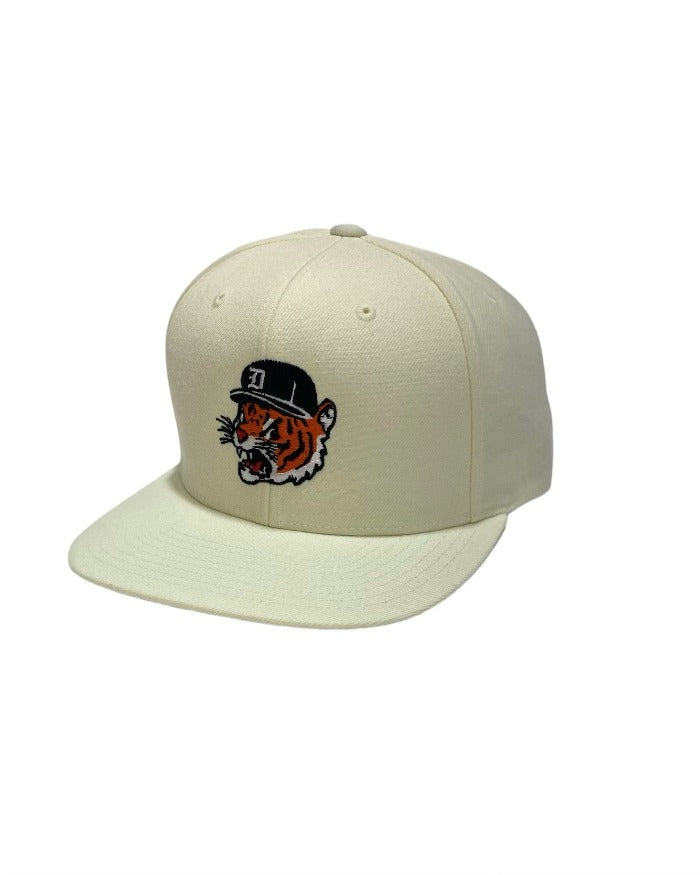 Motor City Kitty Snapback in natural