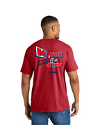 Ink Detroit - Motor City Piston T-Shirt - Pigment Washed Denim - Ink Detroit