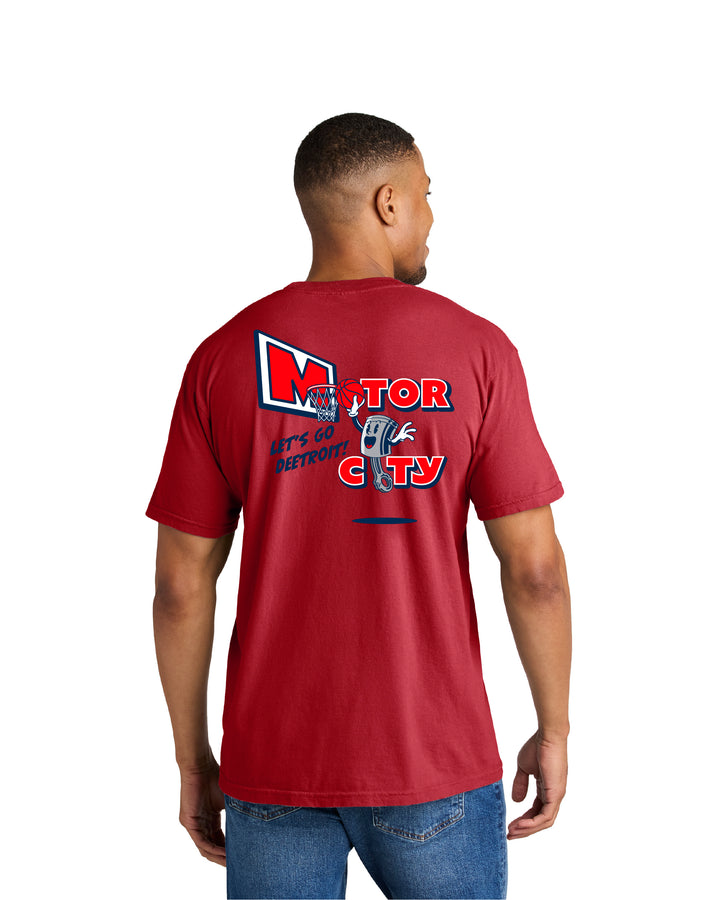 Ink Detroit - Motor City Piston T-Shirt - Pigment Washed Denim