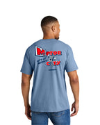 Ink Detroit - Motor City Piston T-Shirt - Pigment Washed Denim - Ink Detroit