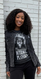 Ink Detroit My Detroit Players Mineral Wash T-Shirt - Black - Ink Detroit