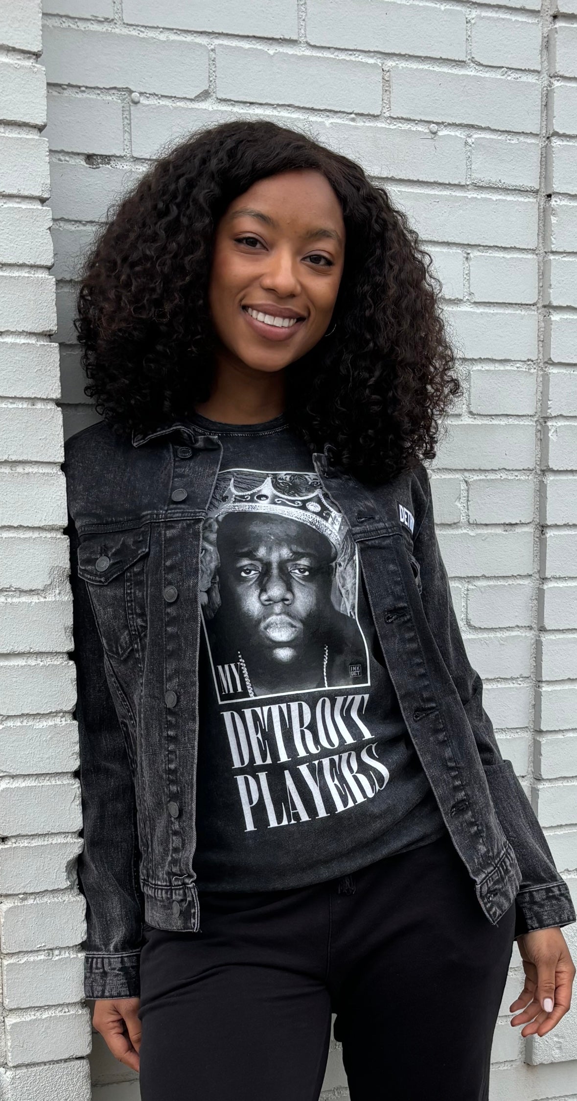 Ink Detroit My Detroit Players Mineral Wash T-Shirt - Black - Ink Detroit