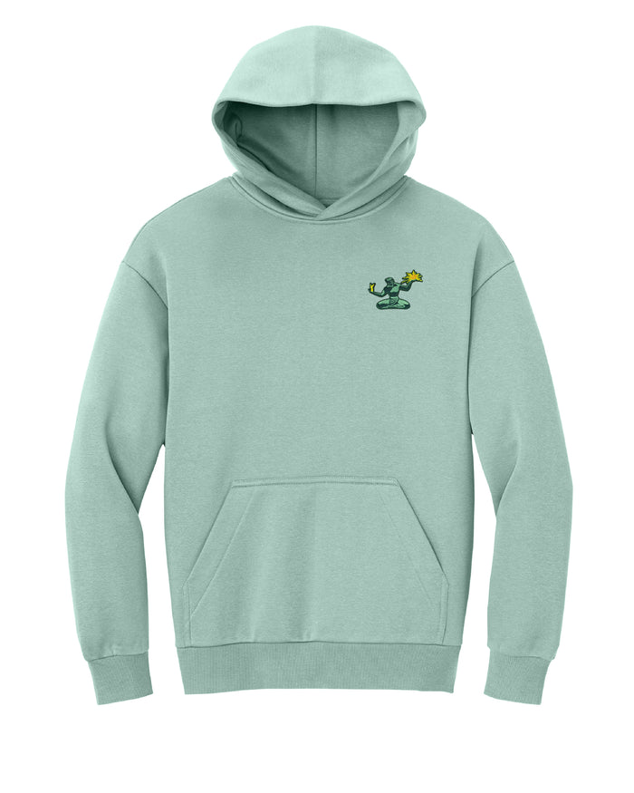 Ink Detroit - New Spirit of Detroit Premium Hoodie- Dusty Blue