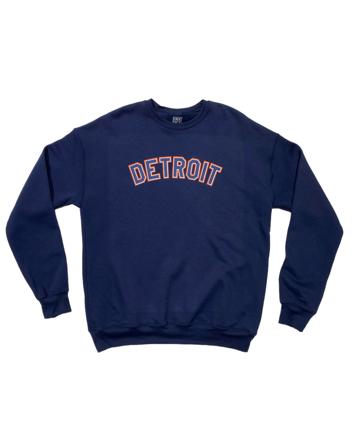 Ink Detroit - Classic Detroit Baseball Sweatshirt - Available in 3 Colors - Ink Detroit