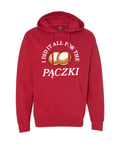 Ink Detroit - "I did it all for the Paczki" Hoodie - Red - Ink Detroit