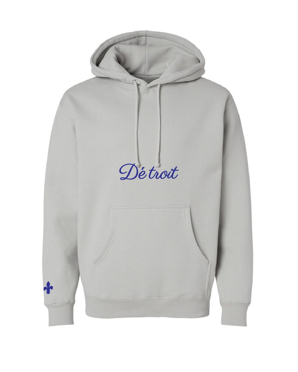 Ink Détroit - (New) Paris of the Midwest Premium Heavyweight Hoodie - Smoke - Ink Detroit