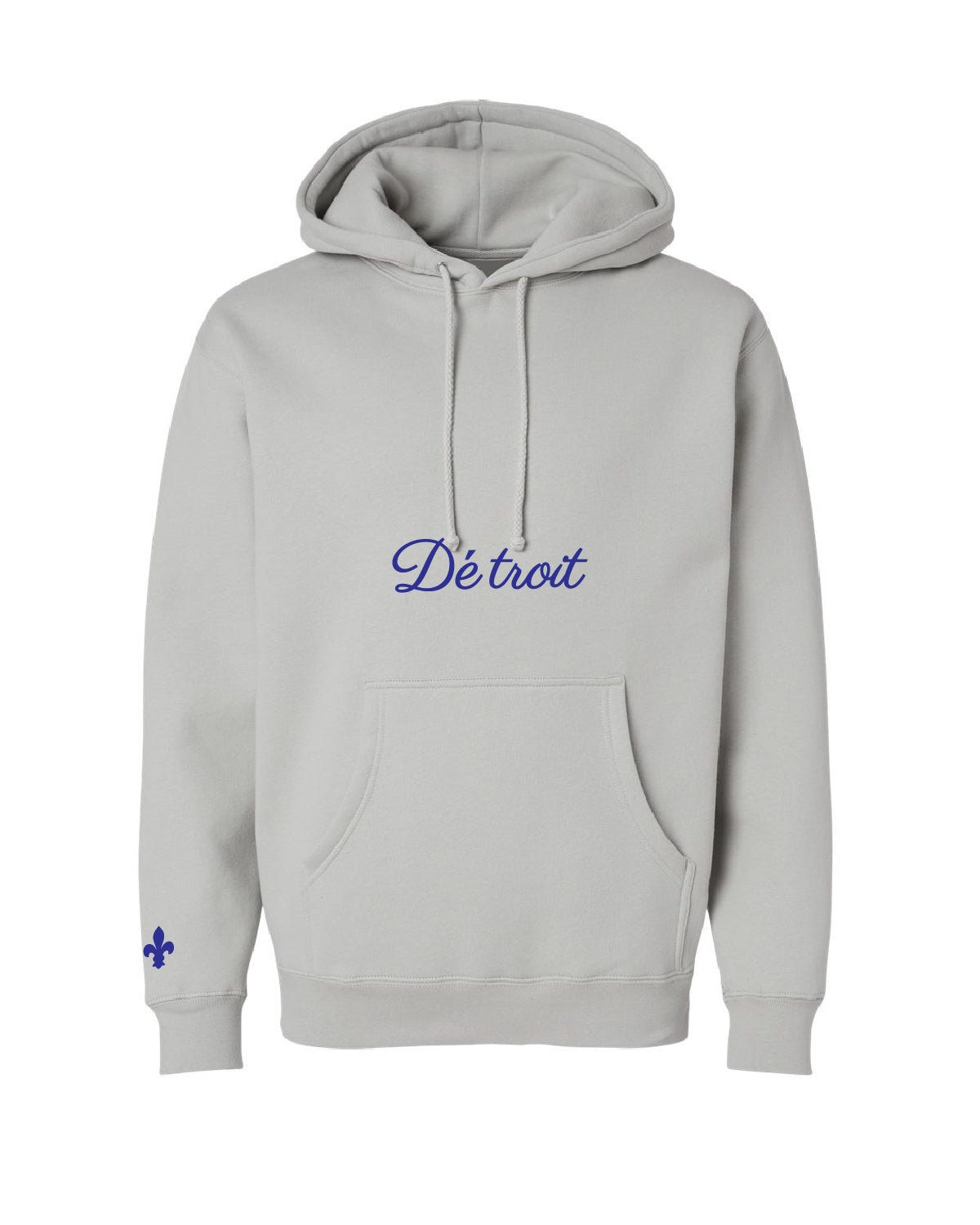 Ink Détroit - (New) Paris of the Midwest Premium Heavyweight Hoodie - Smoke - Ink Detroit