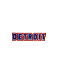 Ink Detroit Navy Orange and White Embroidered Patch - Ink Detroit