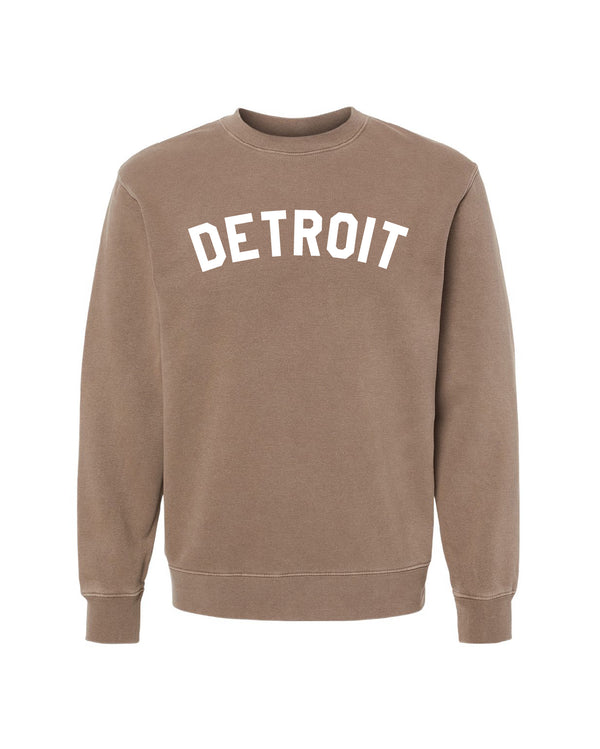 Basic Detroit Pigment dyed crewneck