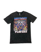 Ink Detroit - Players Back 2 Back Champs Mineral Wash T-Shirt - Black - Ink Detroit